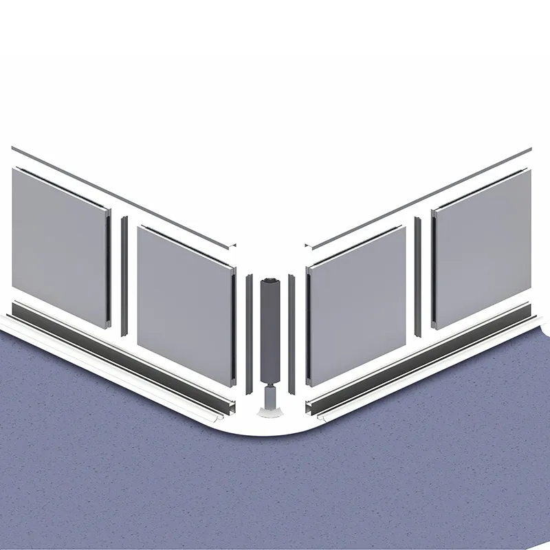 Cleanroom partition system